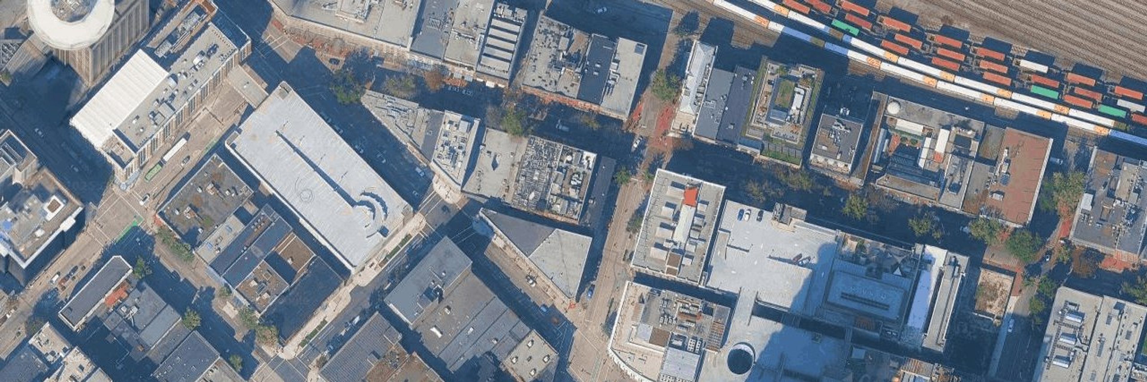 Taylor Building aerial view
