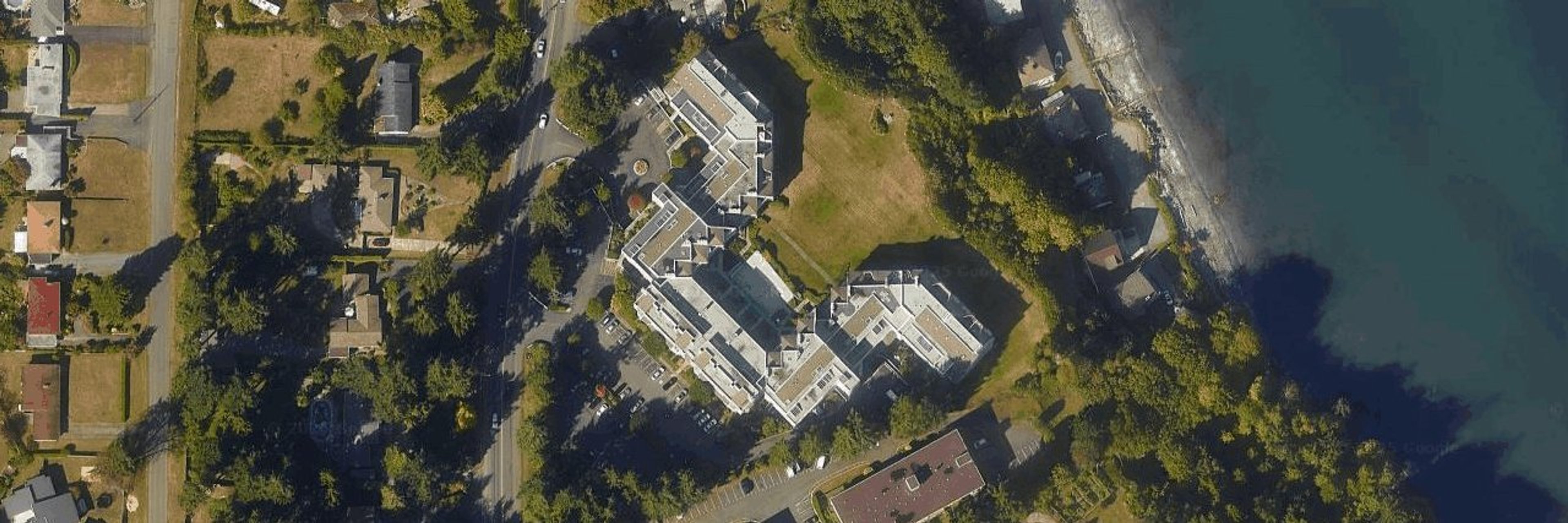 Seascape Manor aerial view