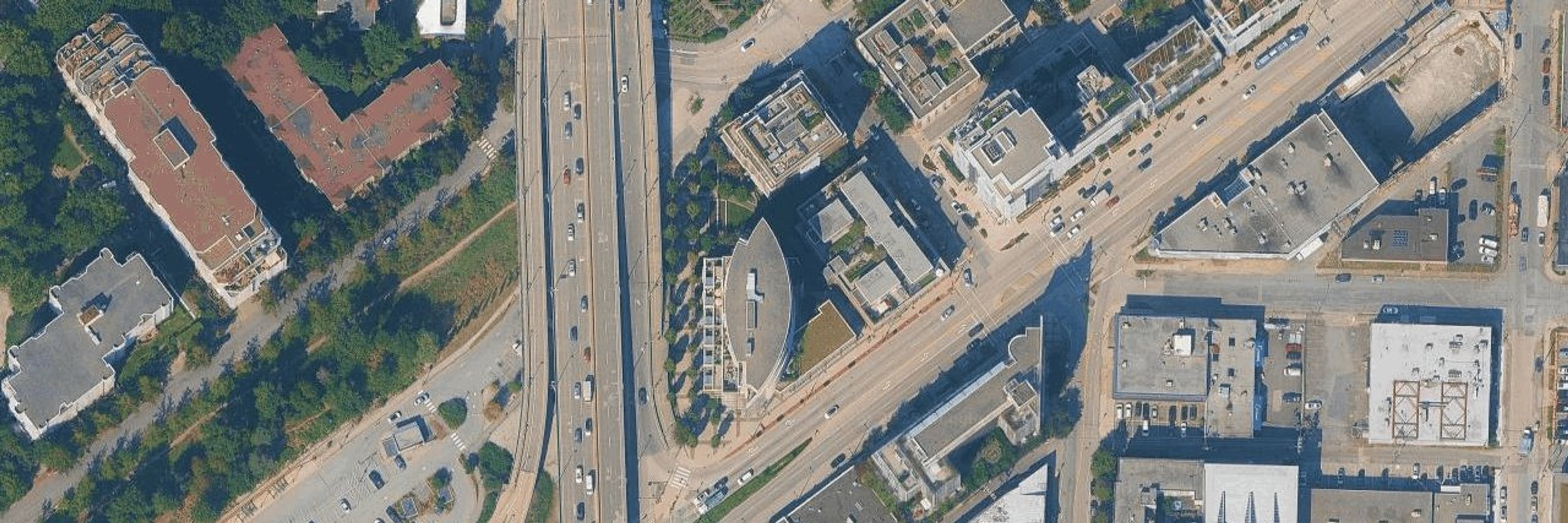 Maynards Block aerial view