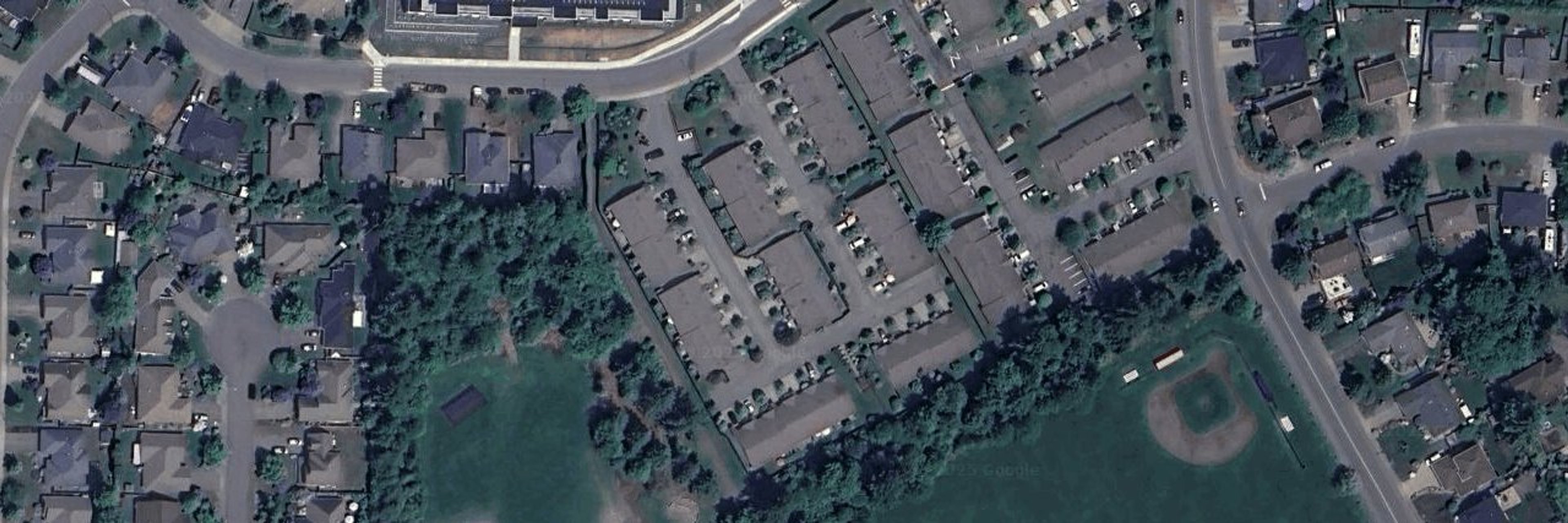 Murrelet Gardens aerial view