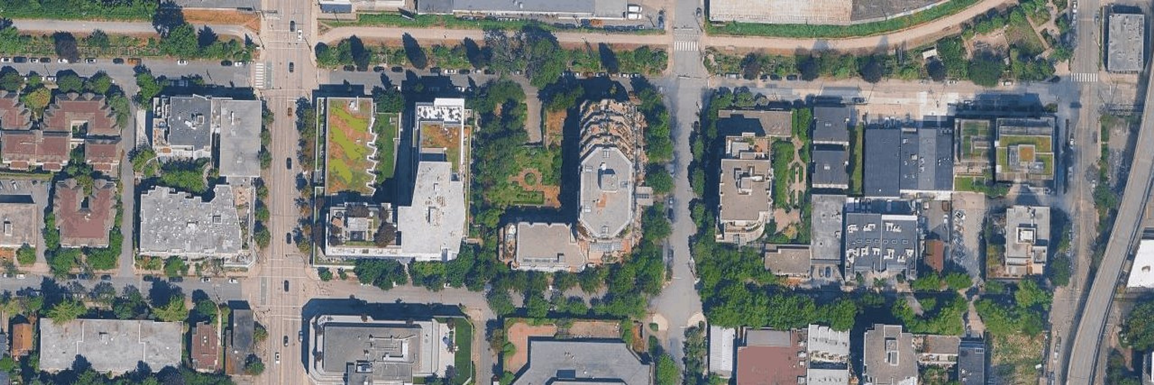 Santa Fe aerial view