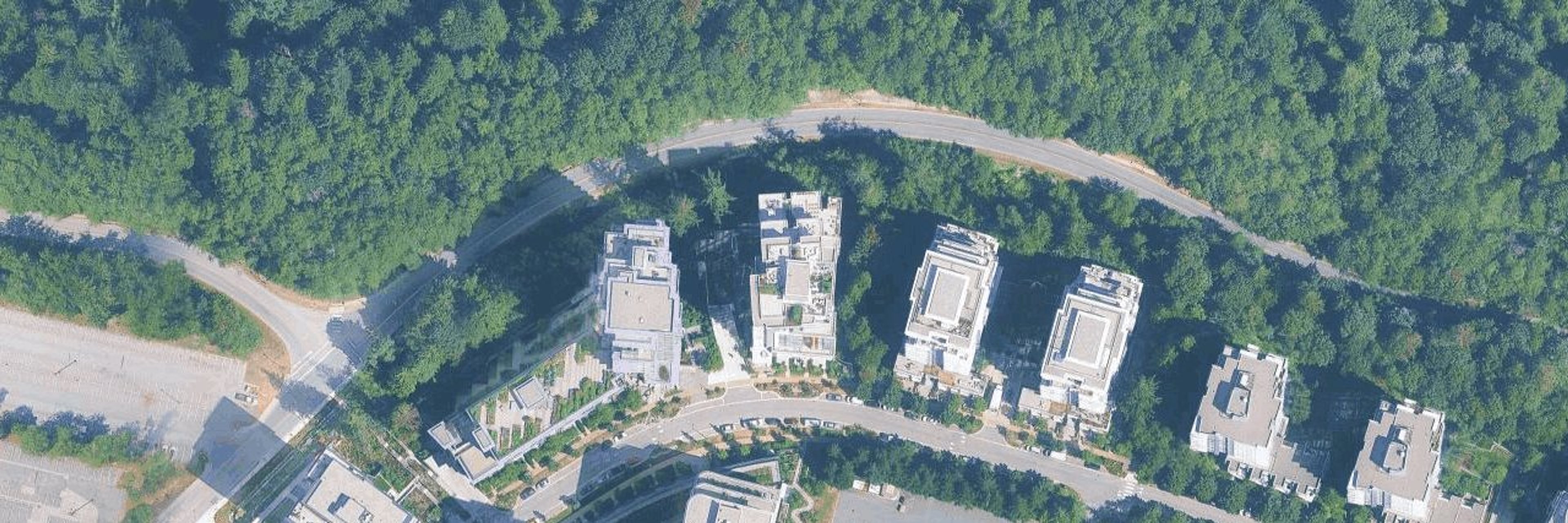 Terrances At The Peak aerial view