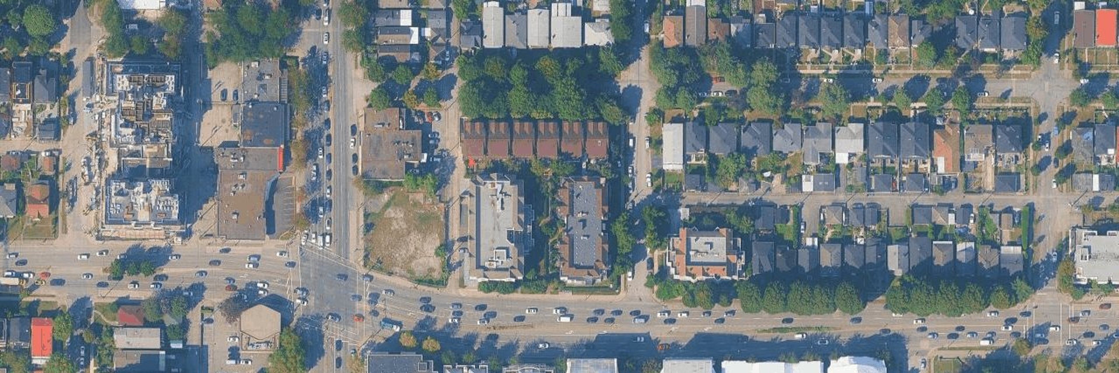 8th Ave Garden Apartments aerial view