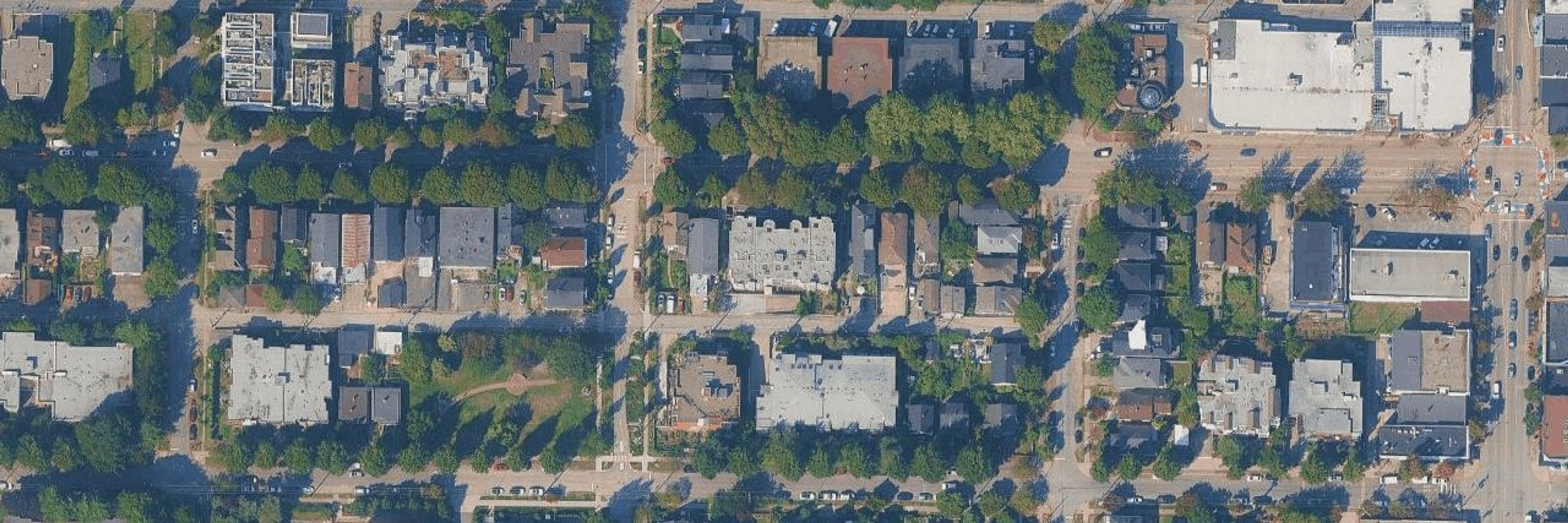 Woodland Villa aerial view