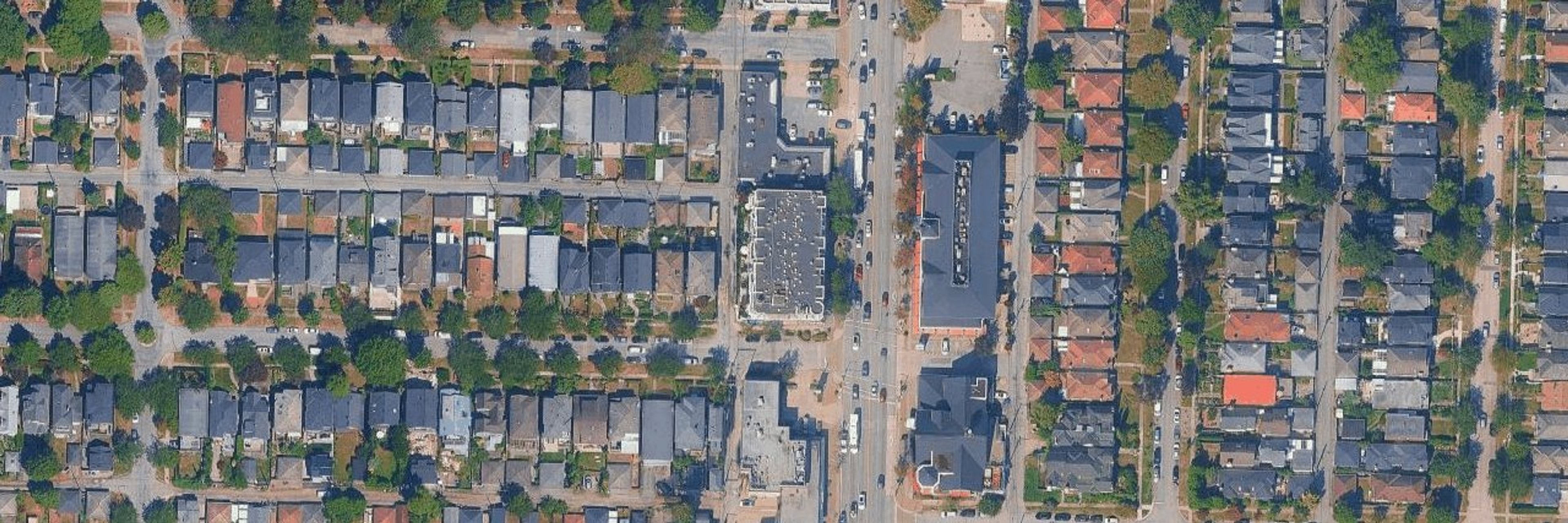 Granville Mansion aerial view