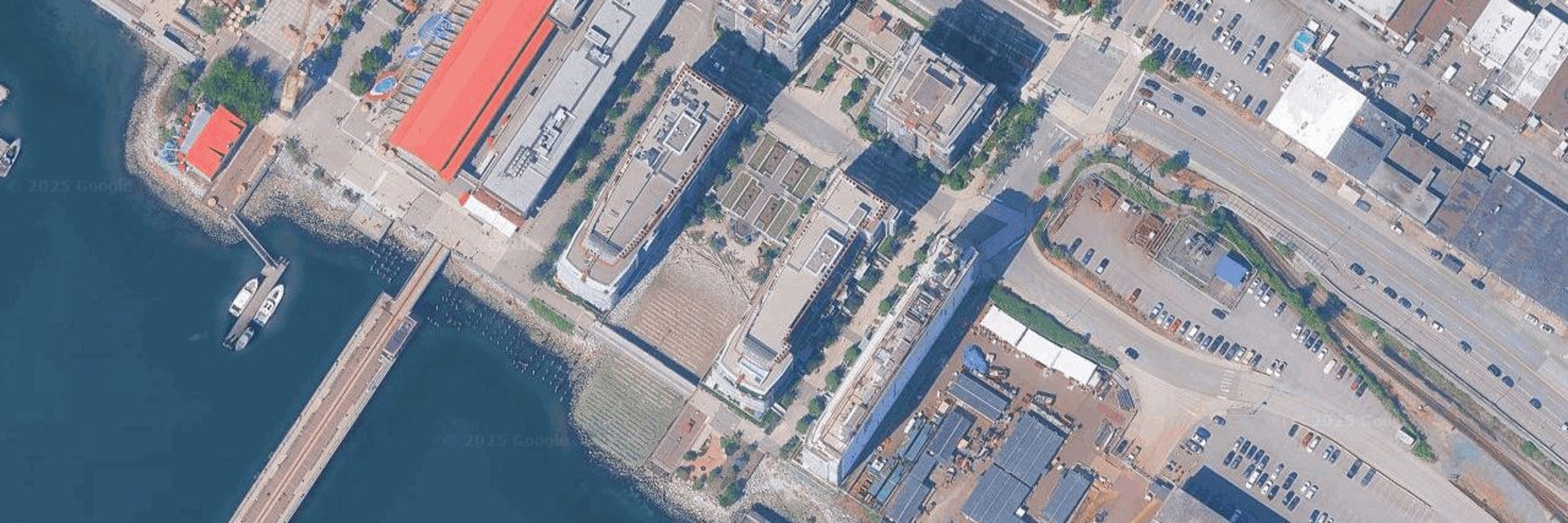 Cascade At The Pier aerial view
