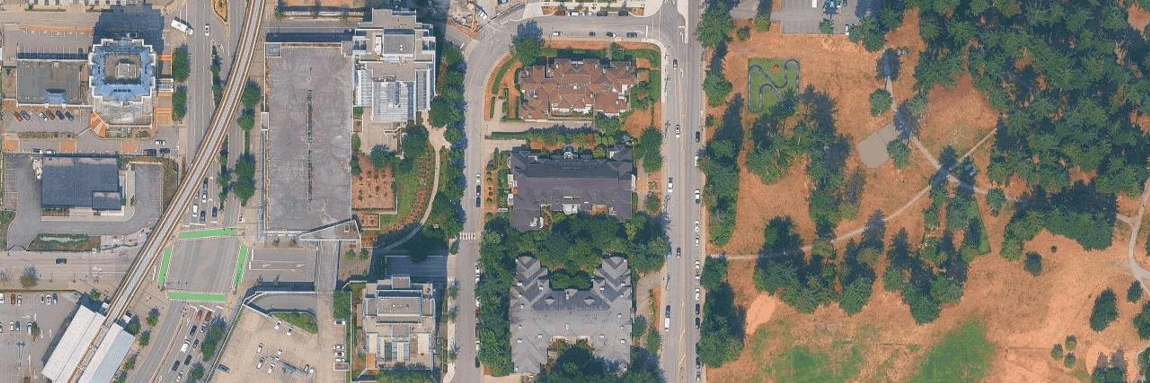 Emerald Court aerial view