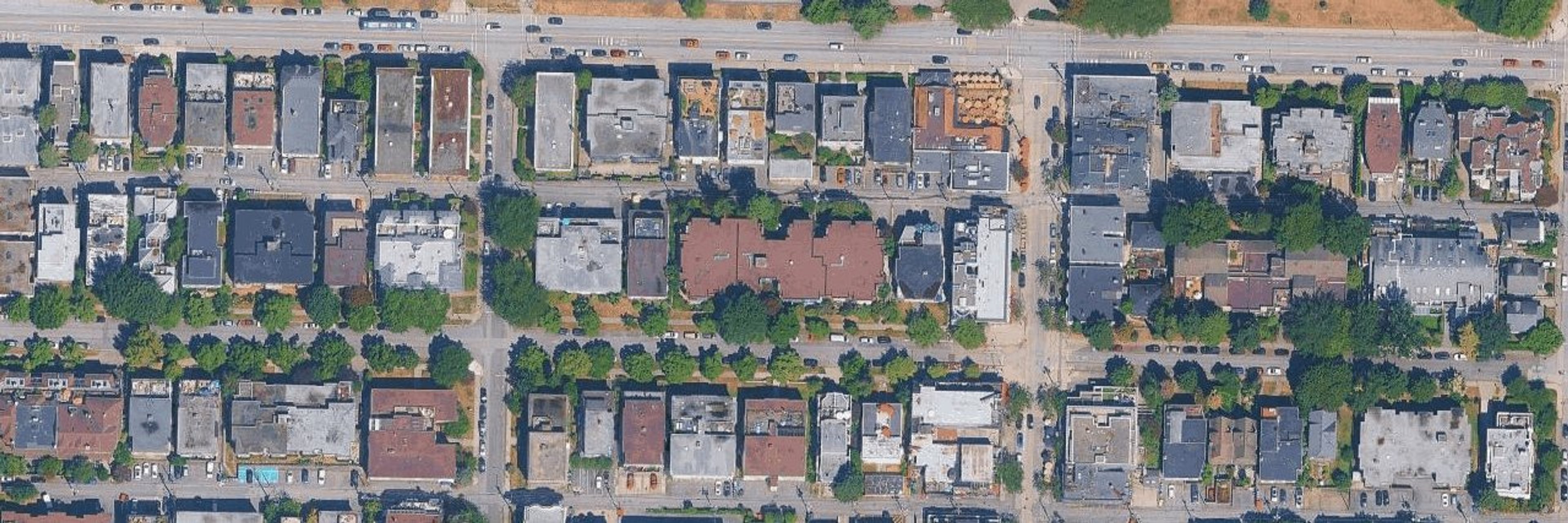 The Beach House aerial view