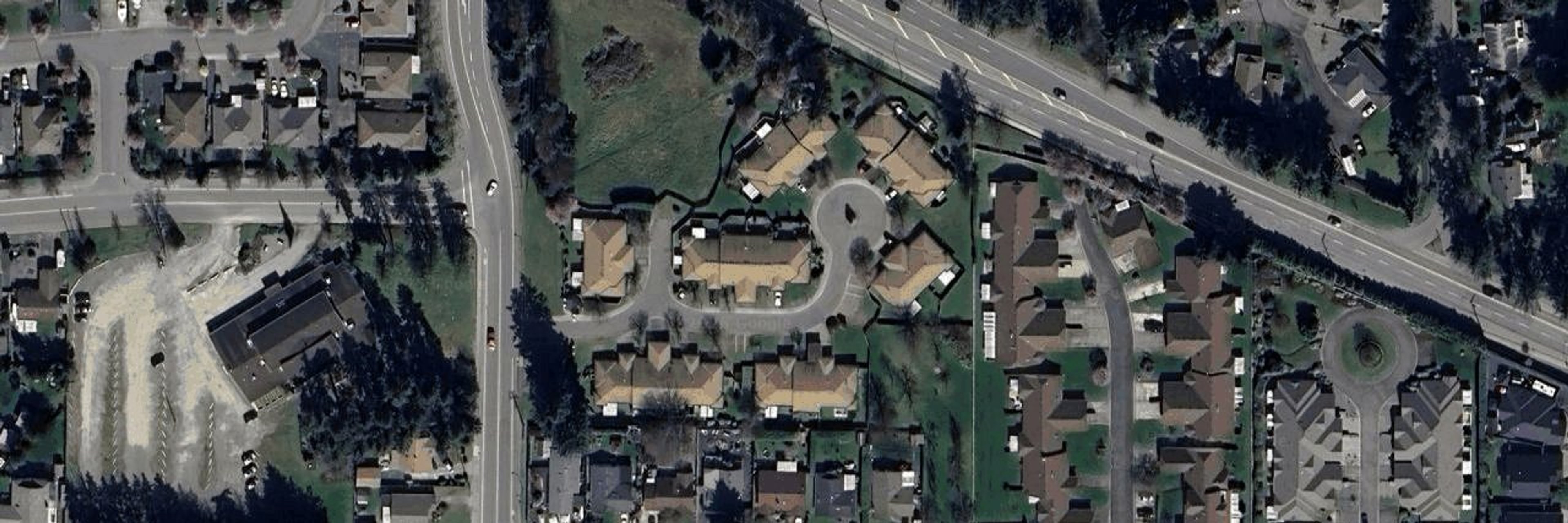Chelsea Court aerial view