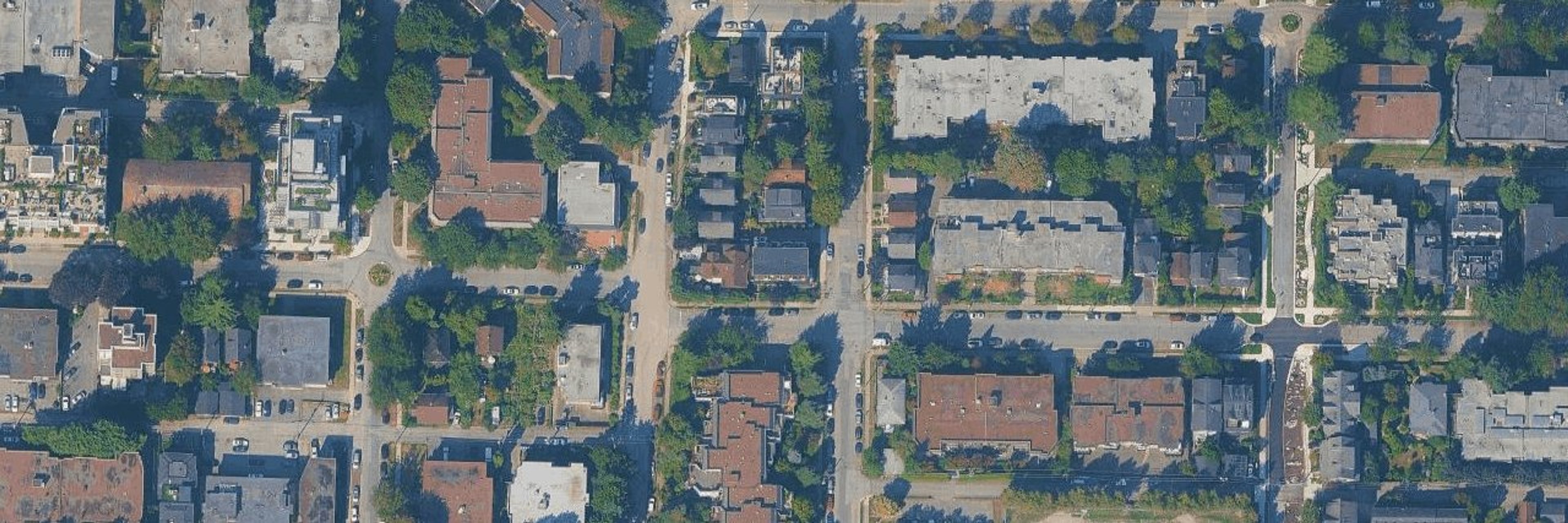 Sixth & Guelph aerial view