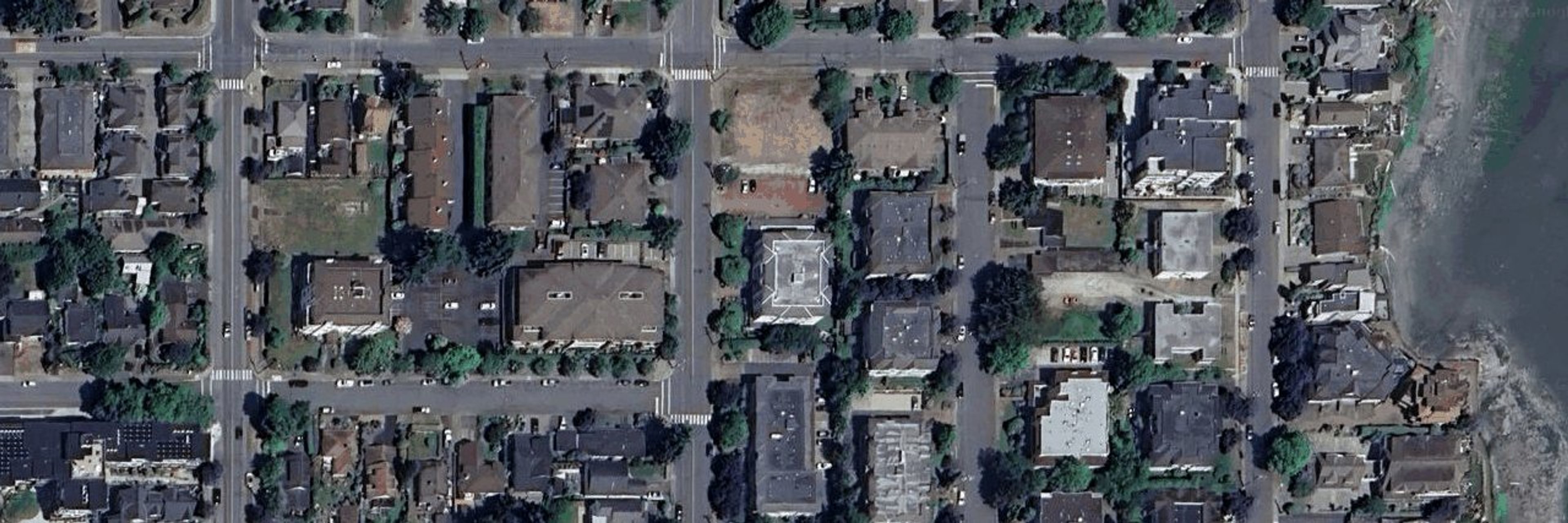 The Cordwood aerial view