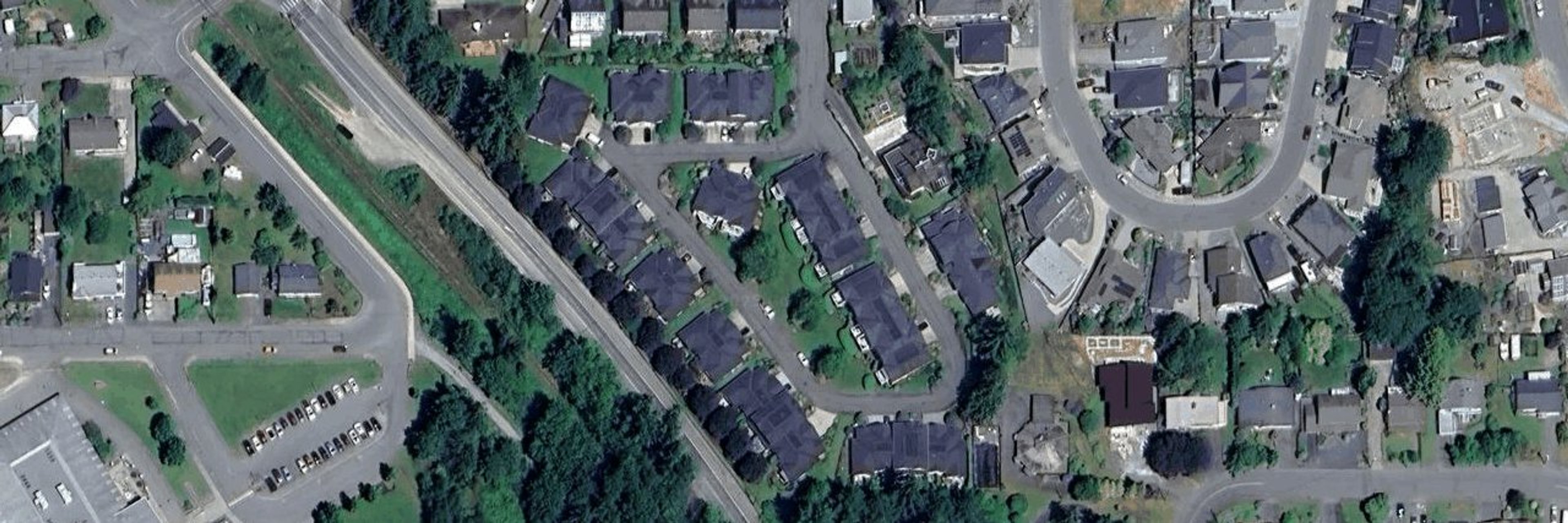 Applewood Estates aerial view
