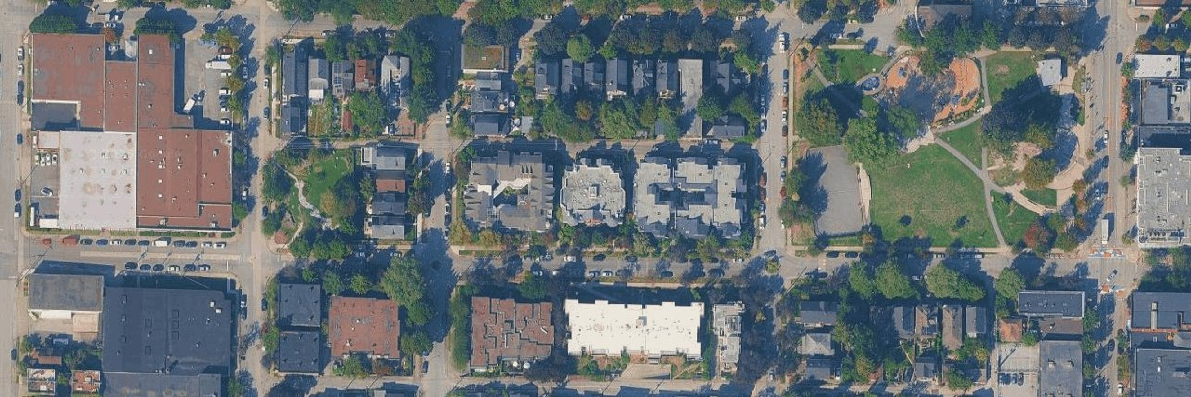Charles Gardens aerial view