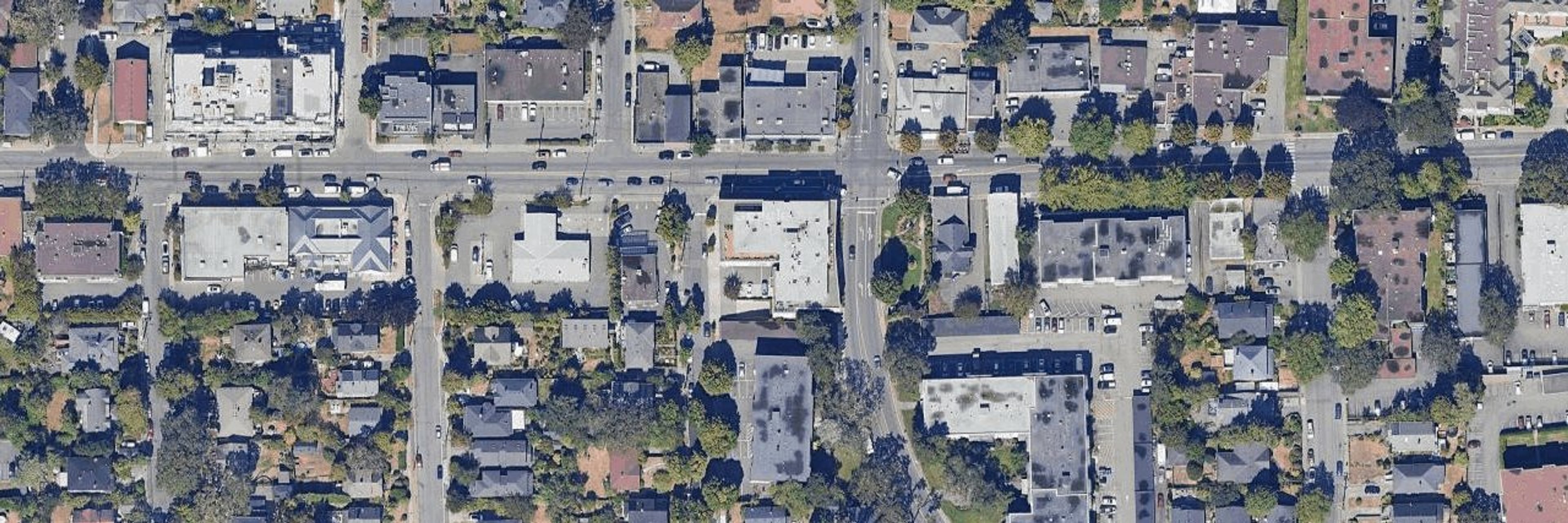 Village Walk aerial view