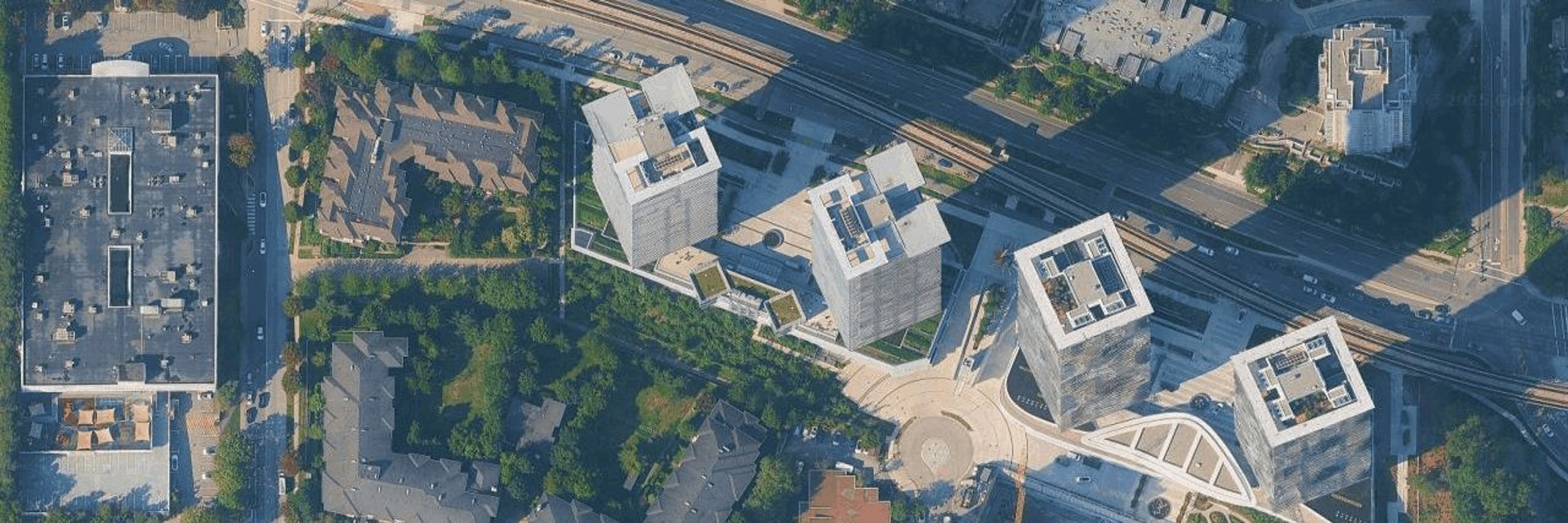 Hillside West aerial view
