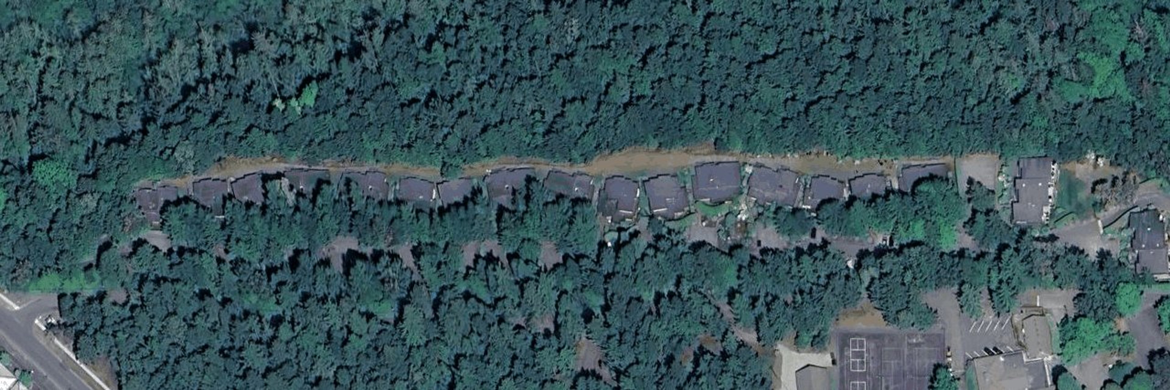 TANGLEWOOD aerial view