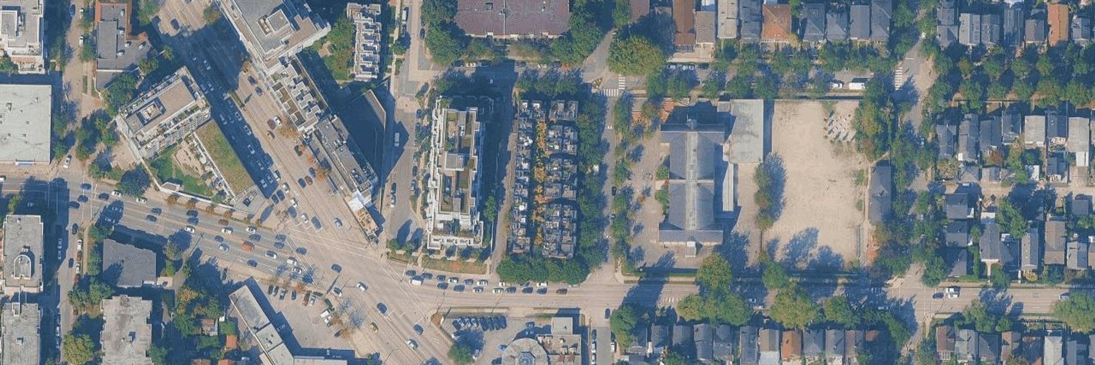 The Block aerial view