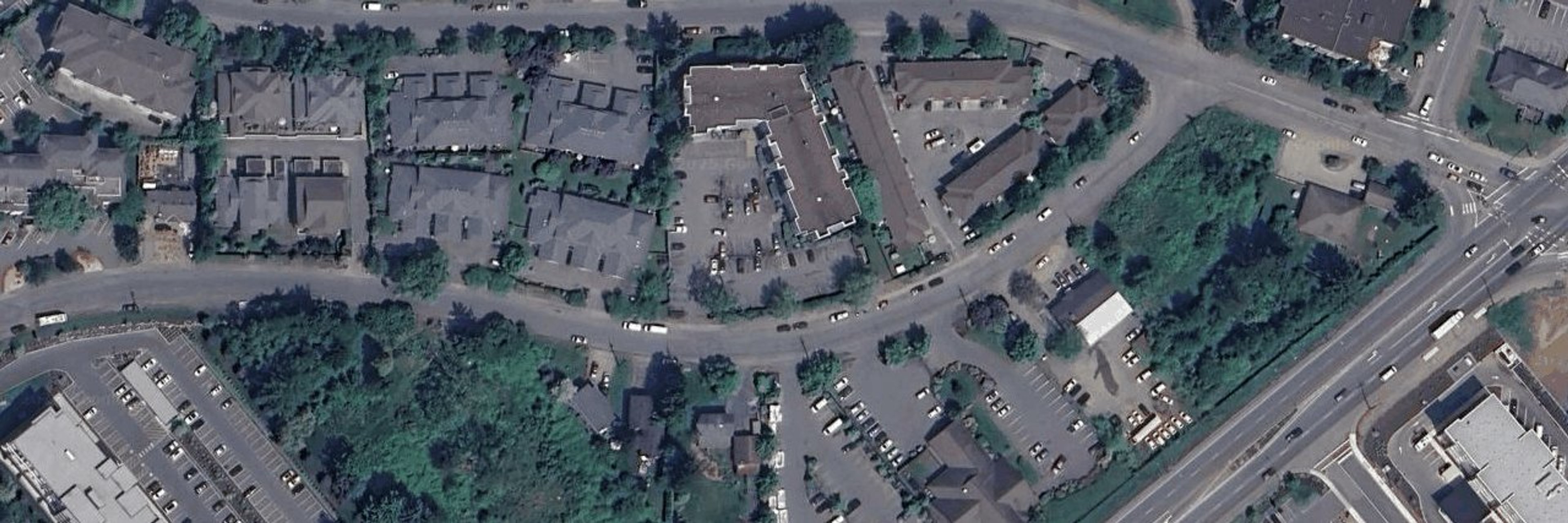 Braidwood Manor aerial view