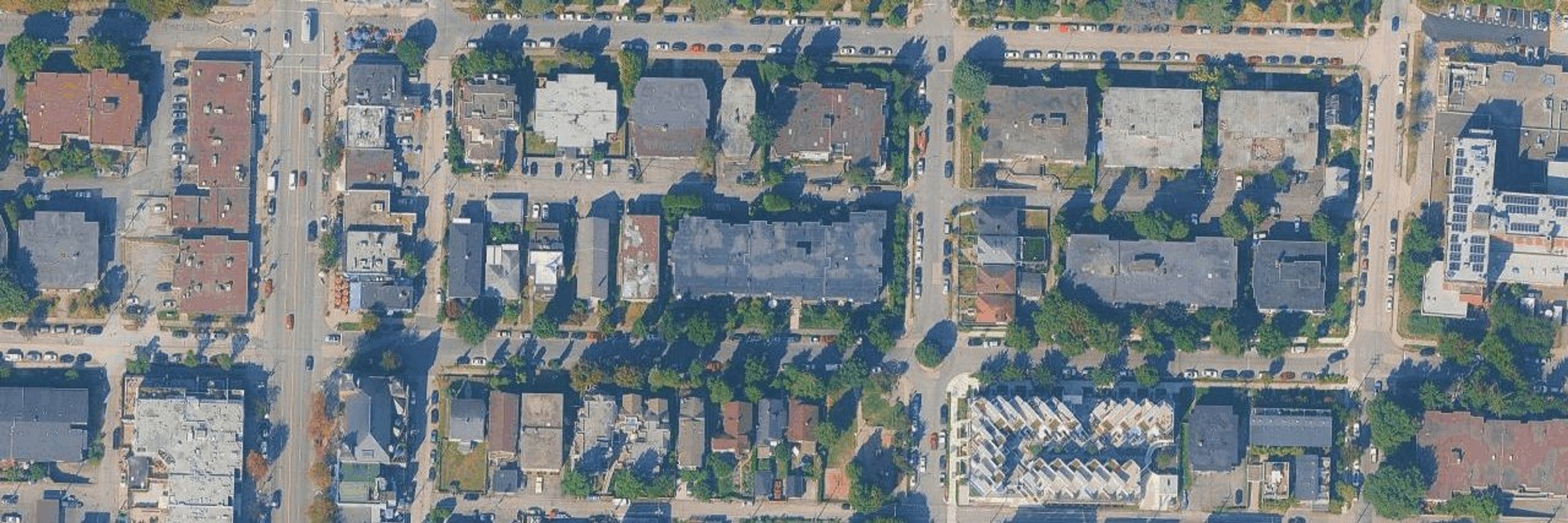 The Woodglen aerial view