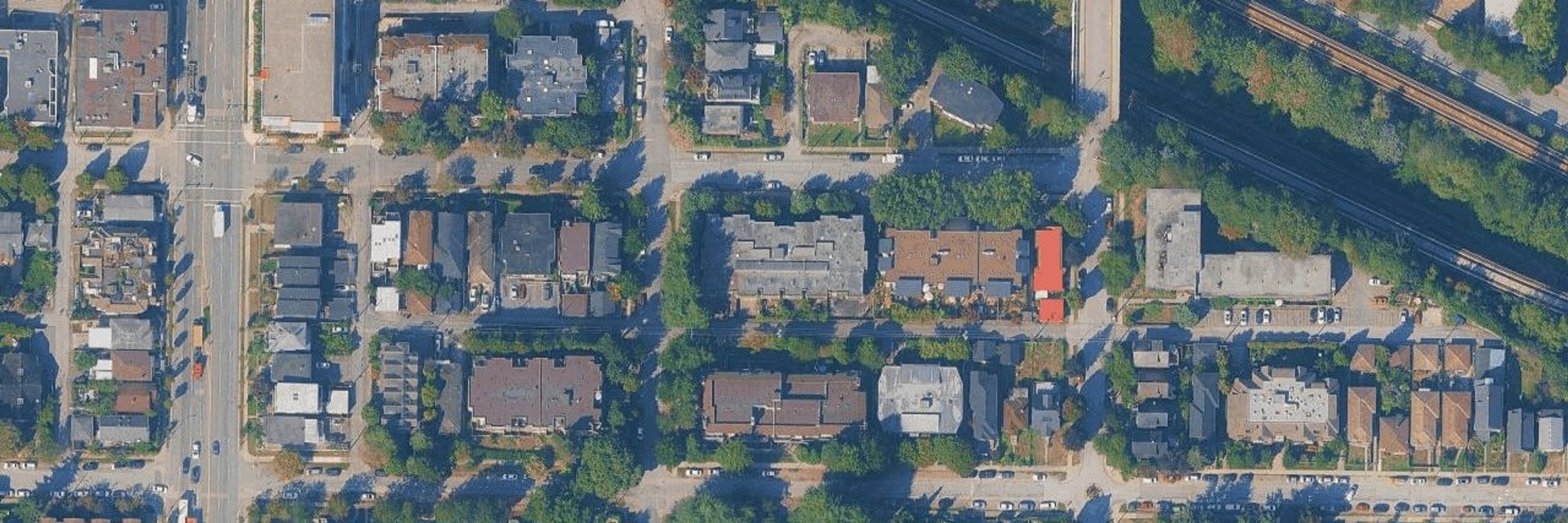 Landmark Court aerial view