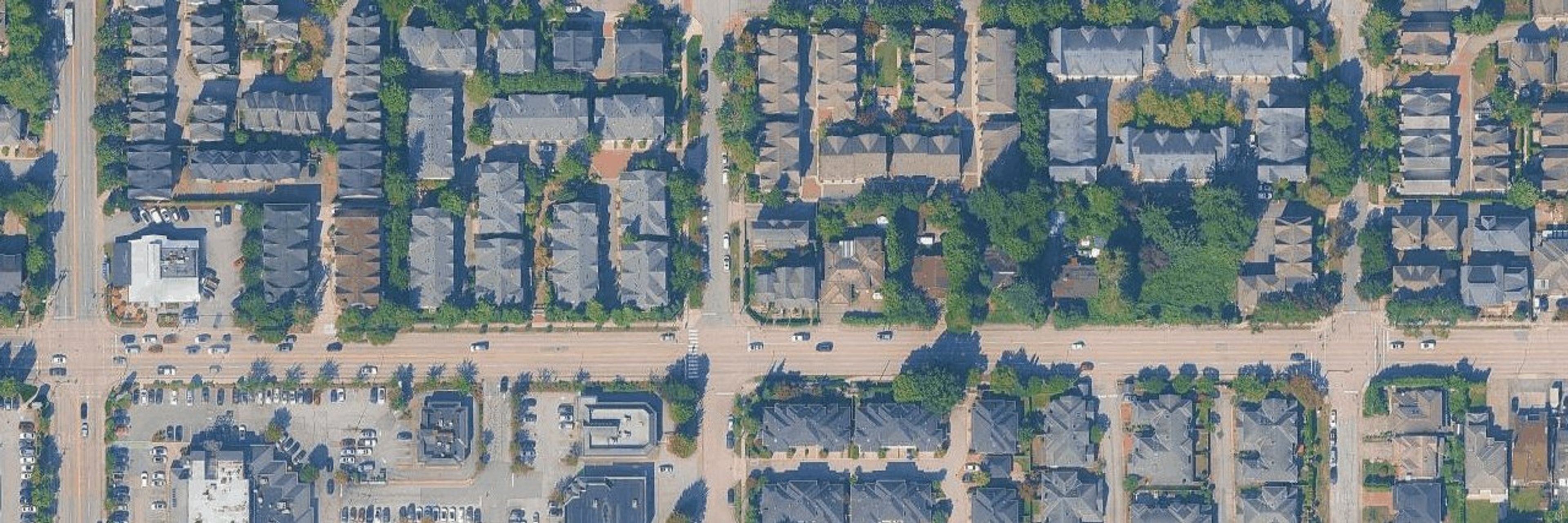 Heather Court aerial view