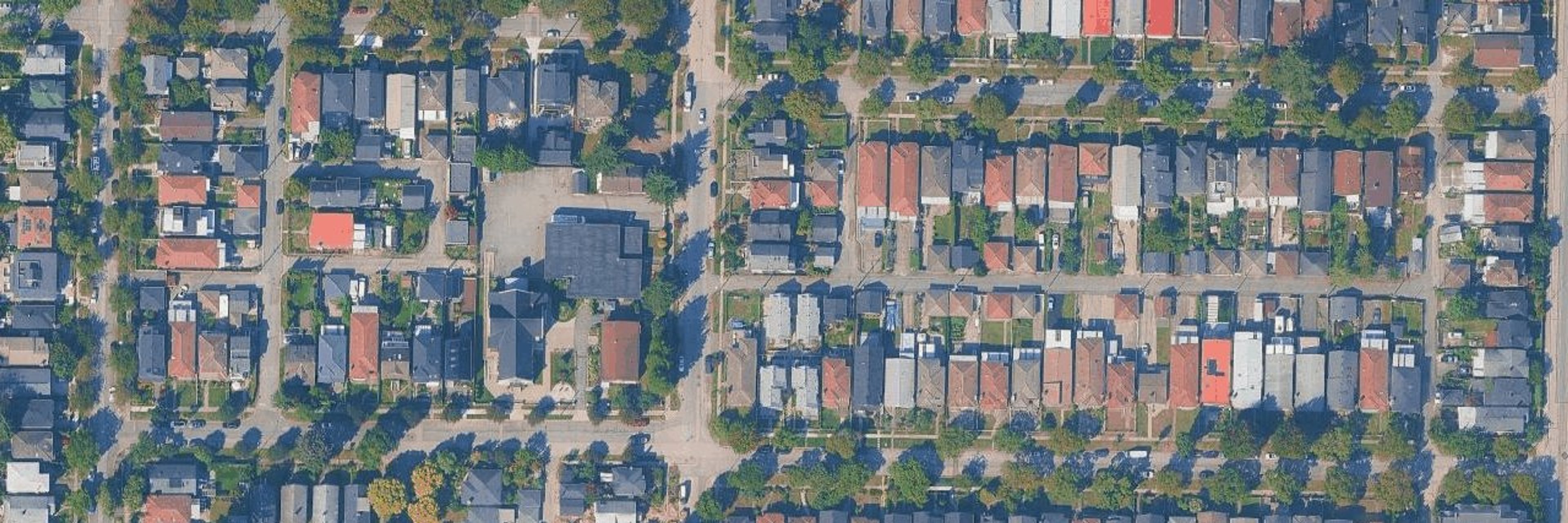 Cedar Cottage aerial view