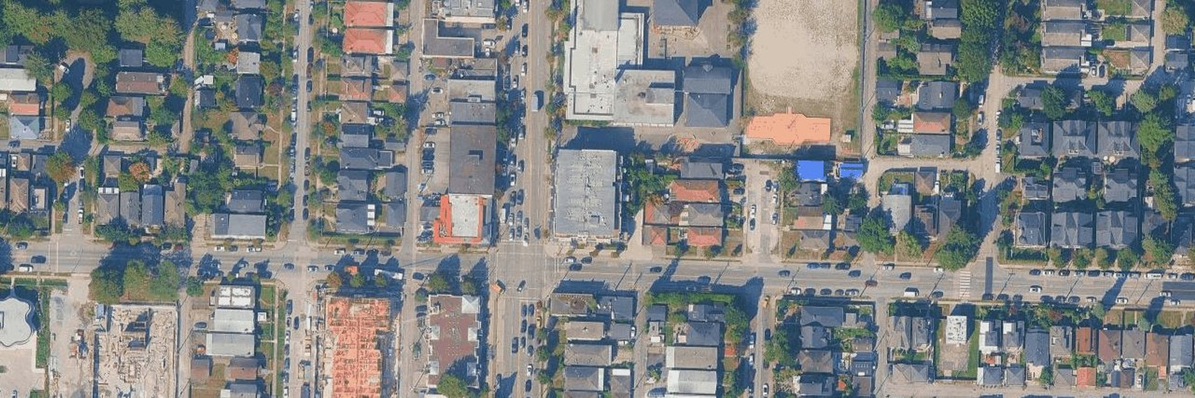33rd & Main aerial view
