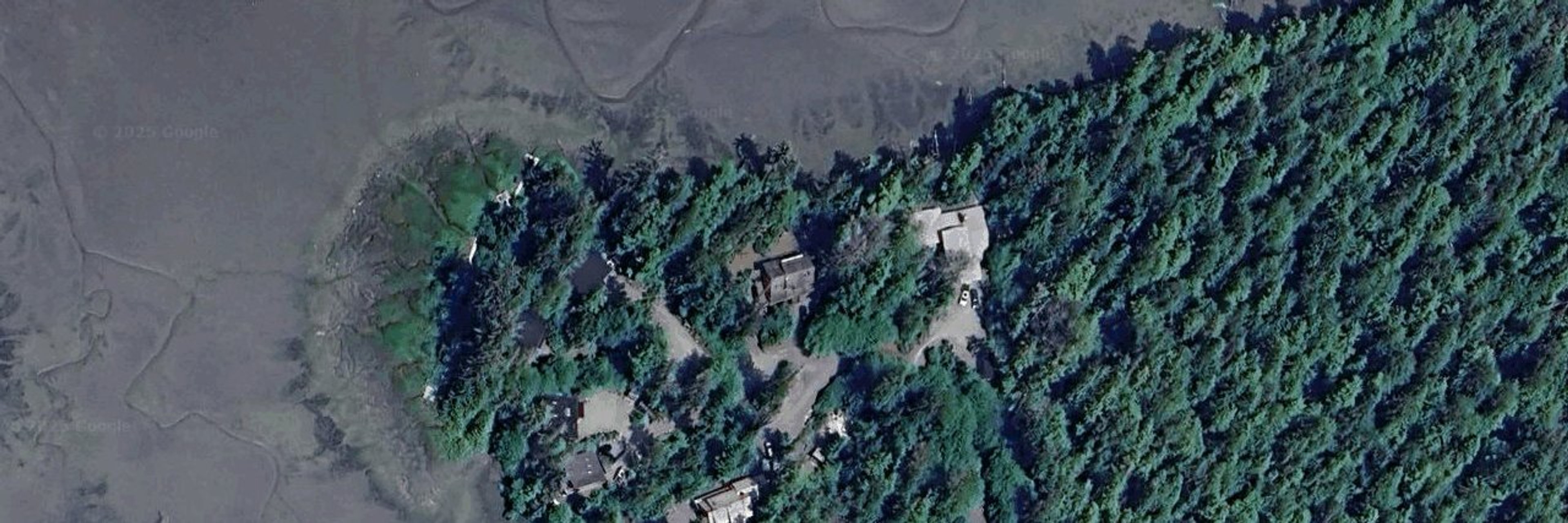 Jensens Bay aerial view
