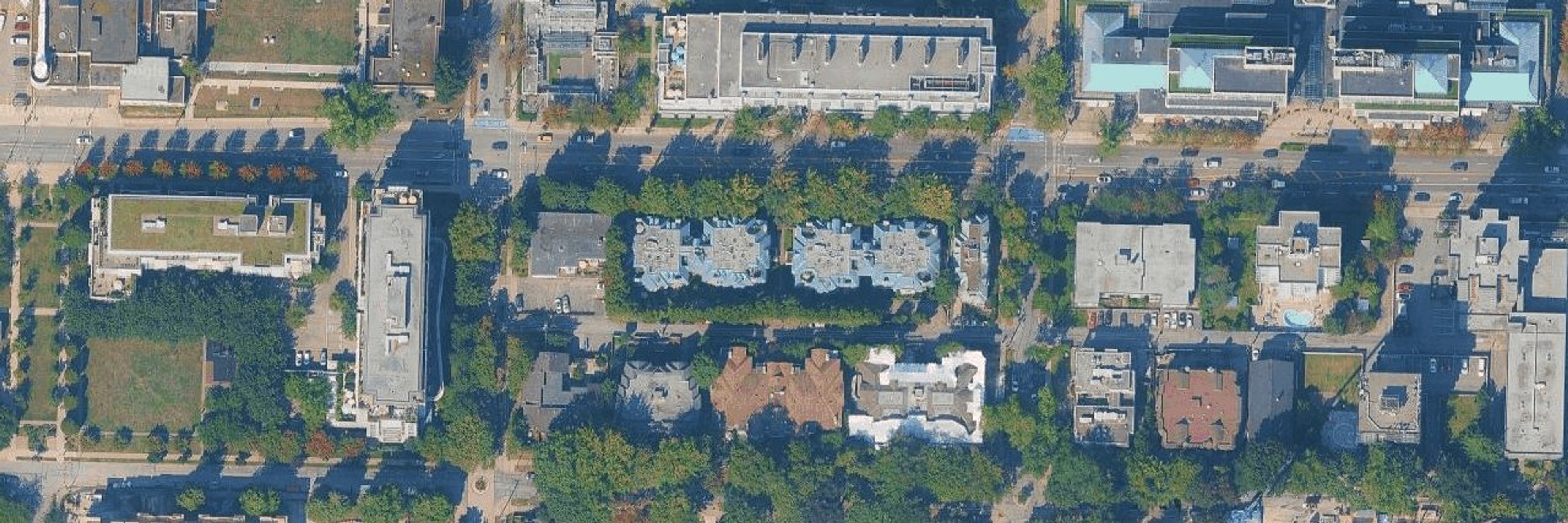 Connaught Gardens aerial view