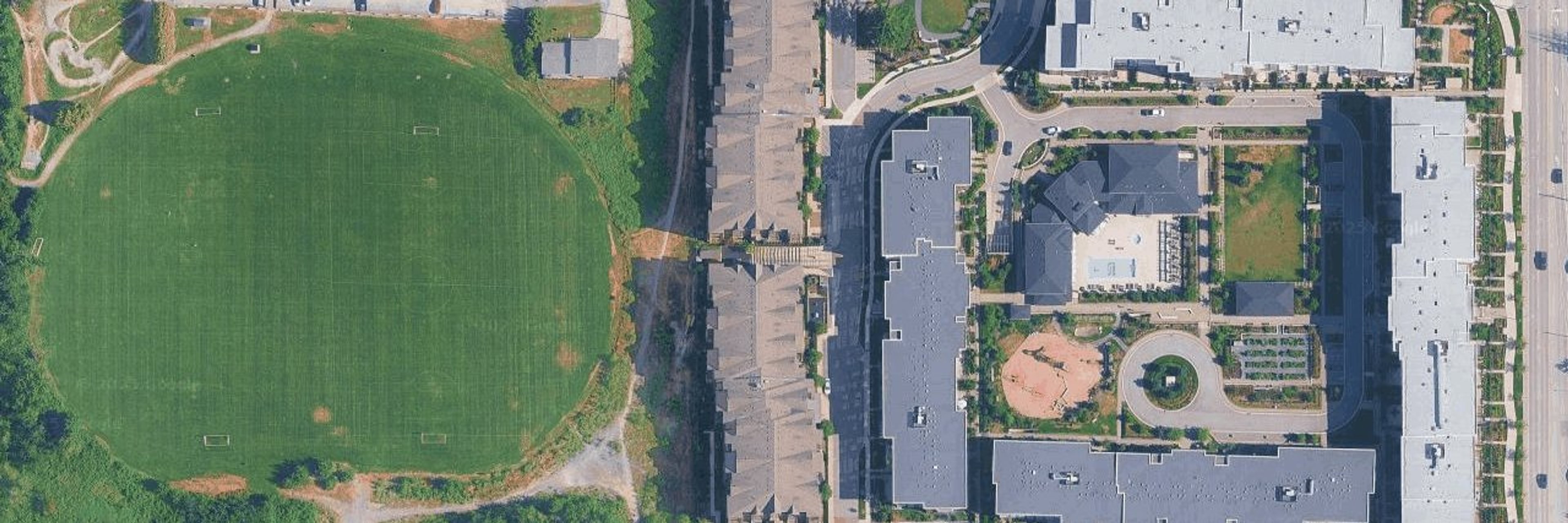 Yorkson Creek Parkside 2 aerial view