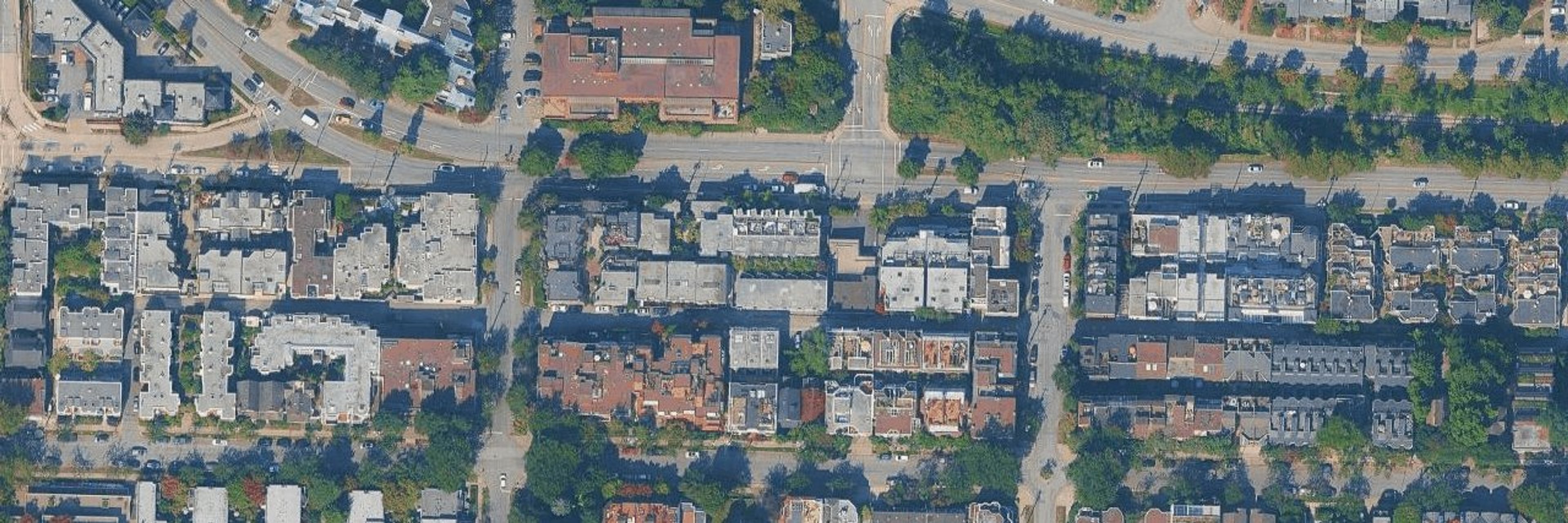 Silver aerial view
