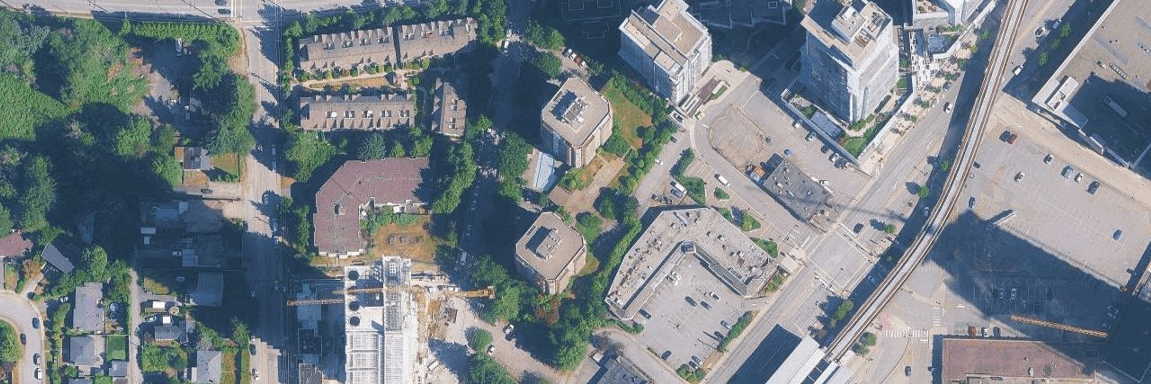 The Victoria aerial view