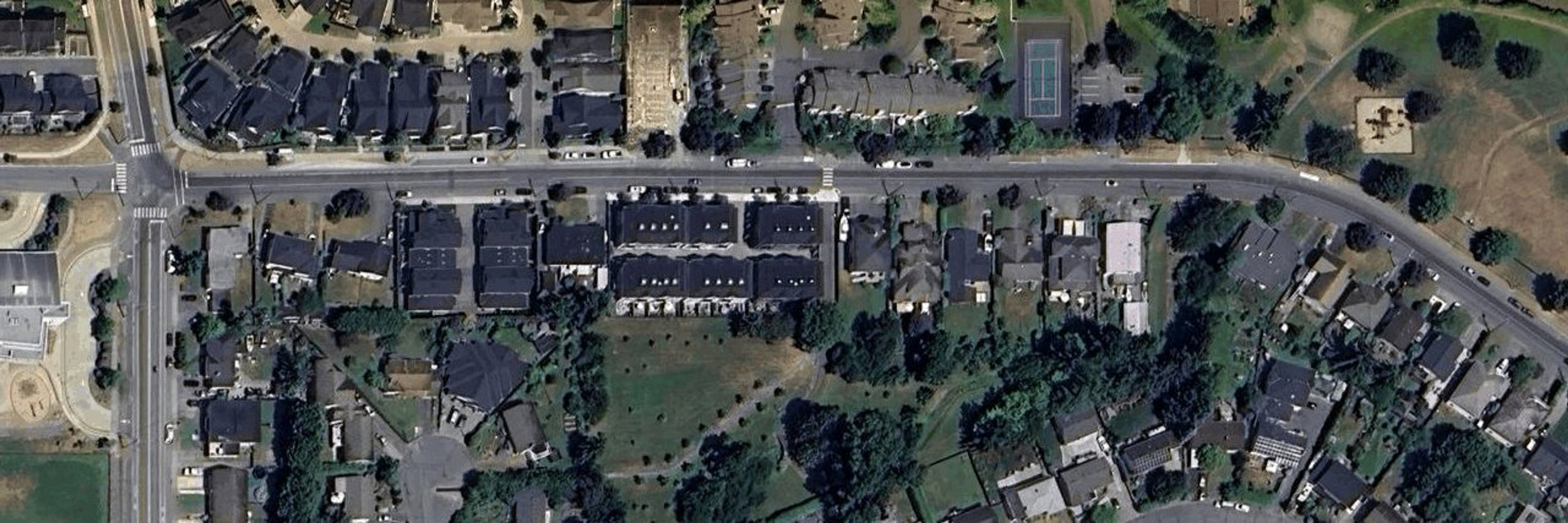 Melville Parkside aerial view