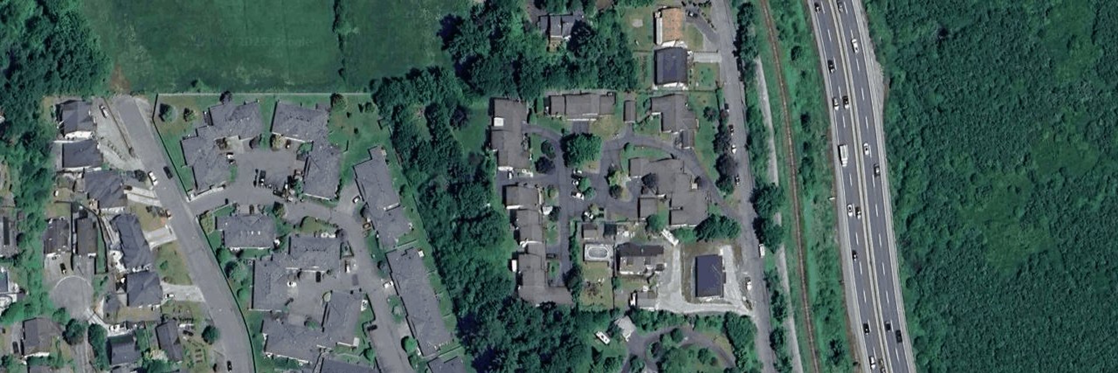Sherman Grove aerial view