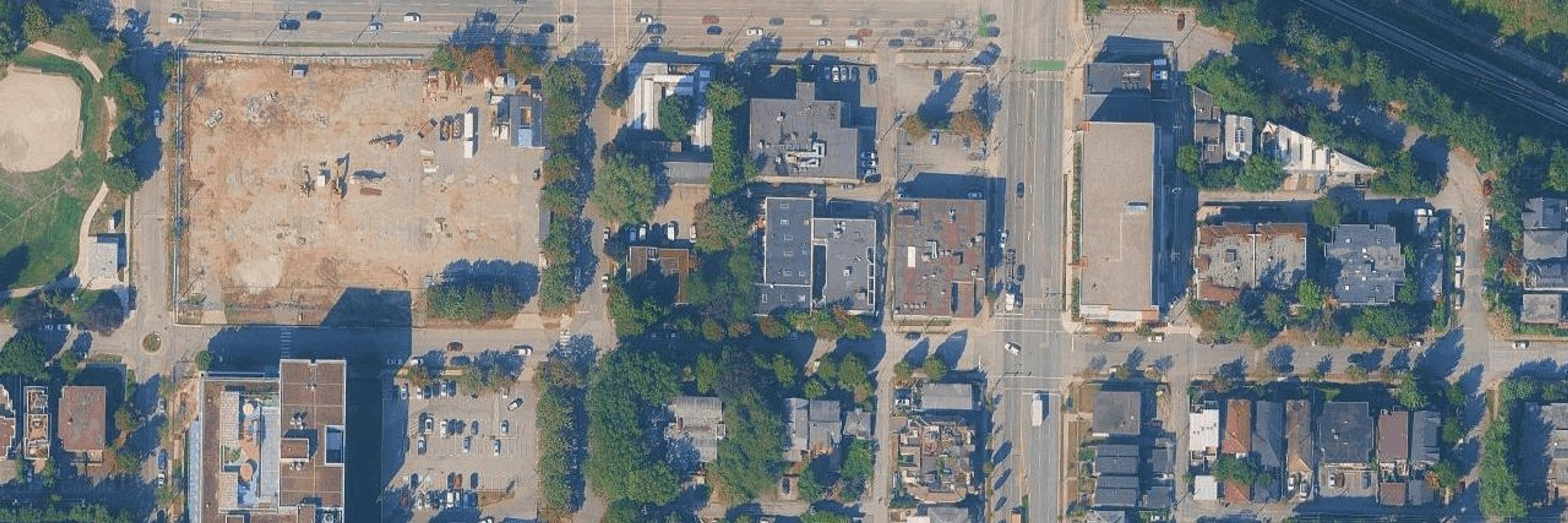 China Creek Lofts aerial view