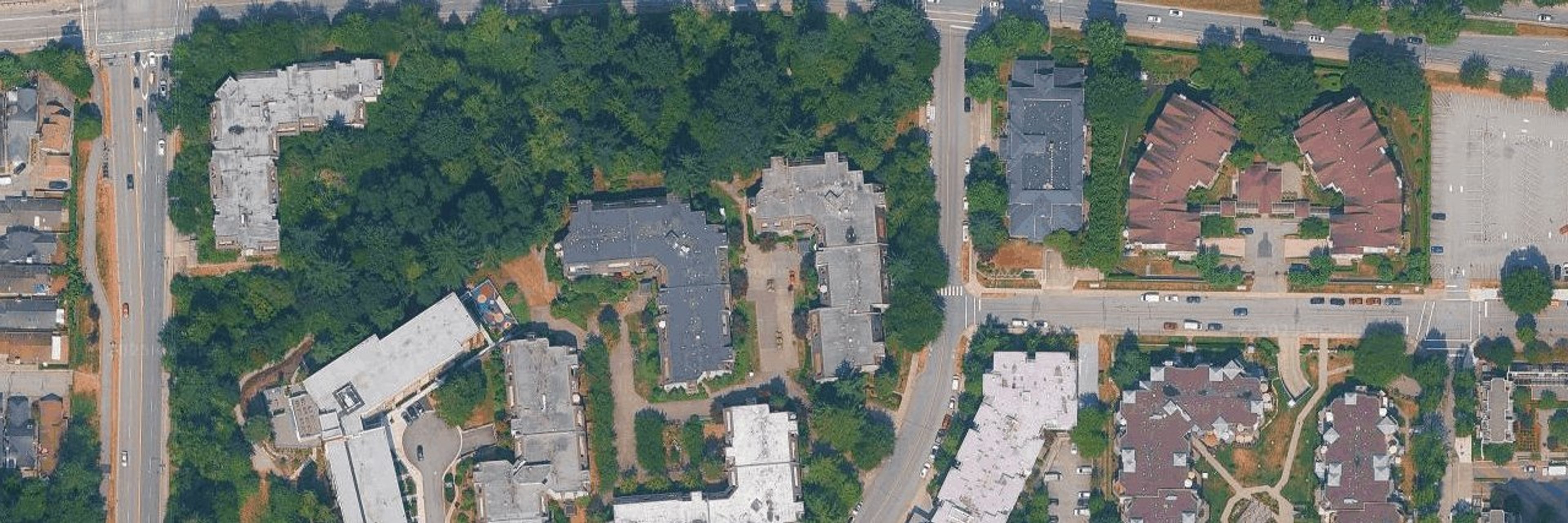 Glenview Manor aerial view