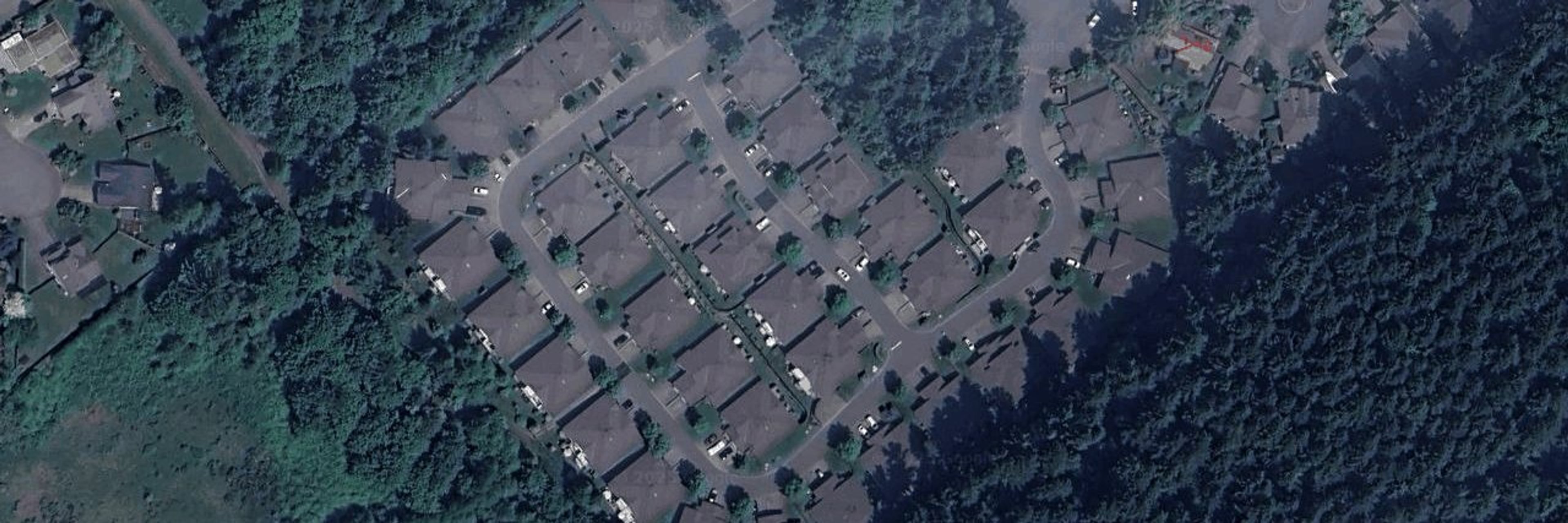 The Woodlands aerial view