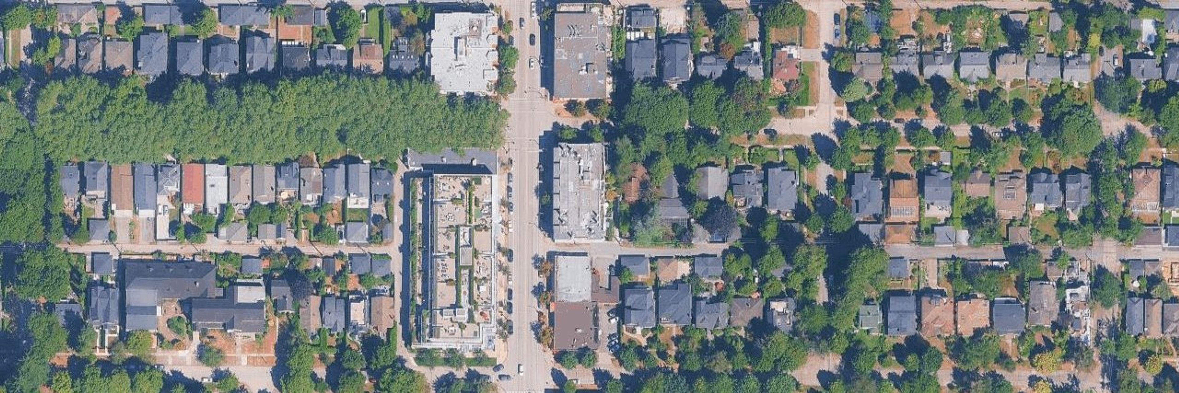 Dunbar Heights aerial view