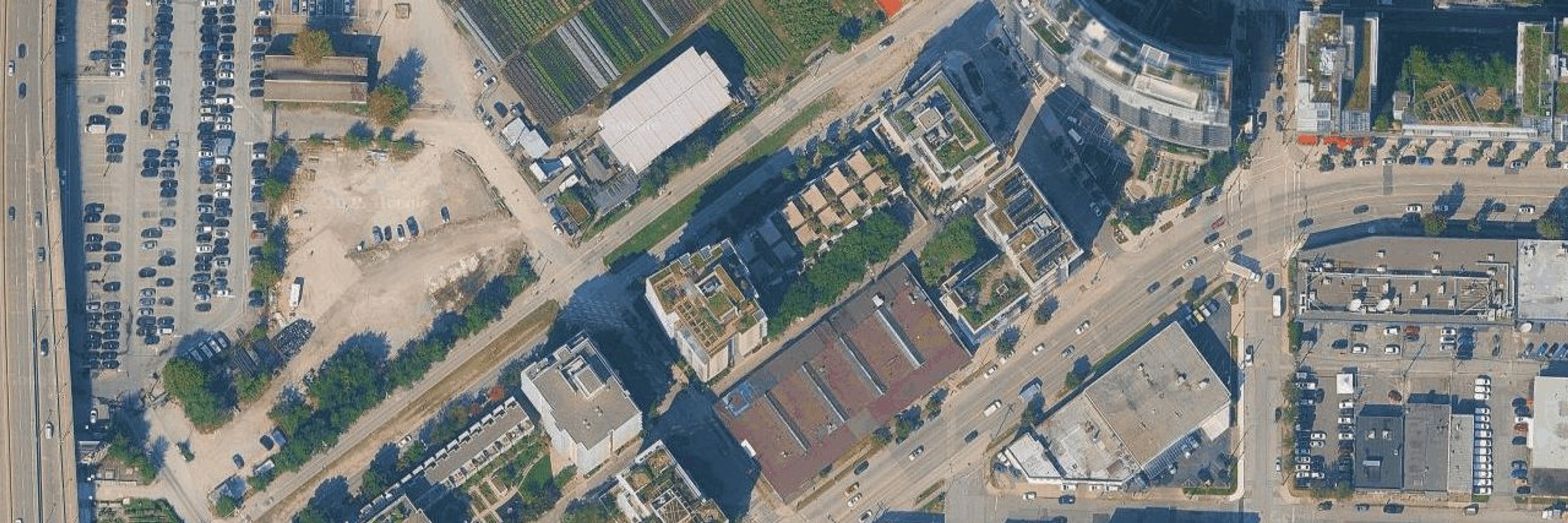 James By Cressey aerial view
