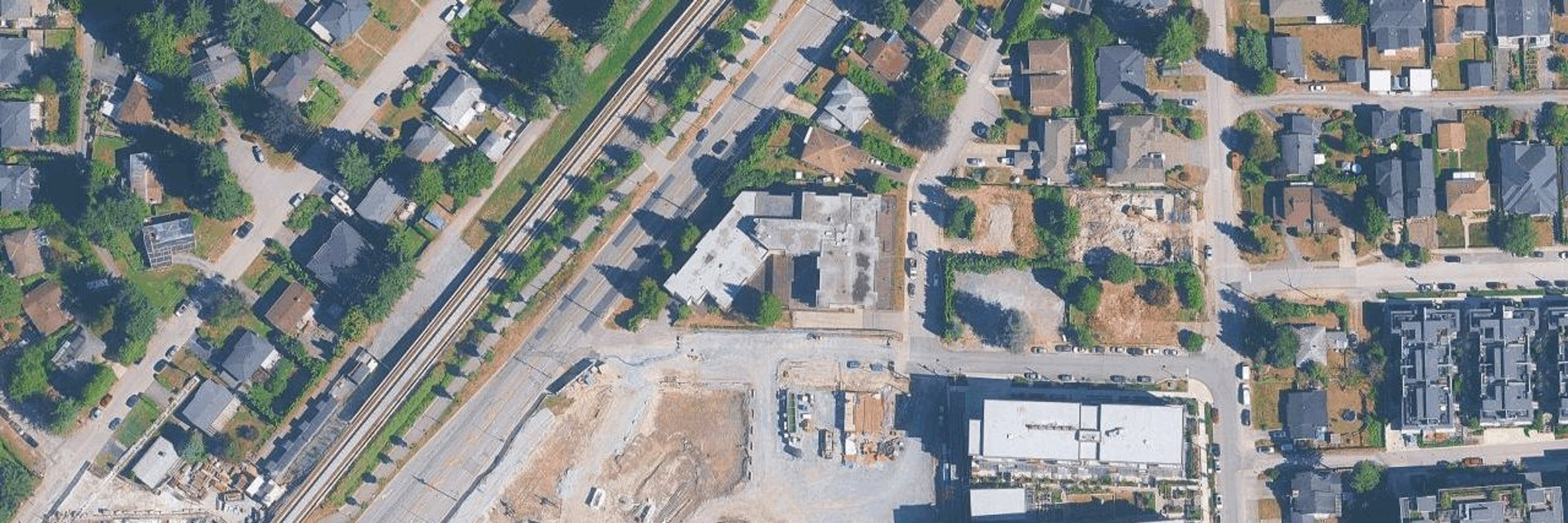 King Charles Court aerial view
