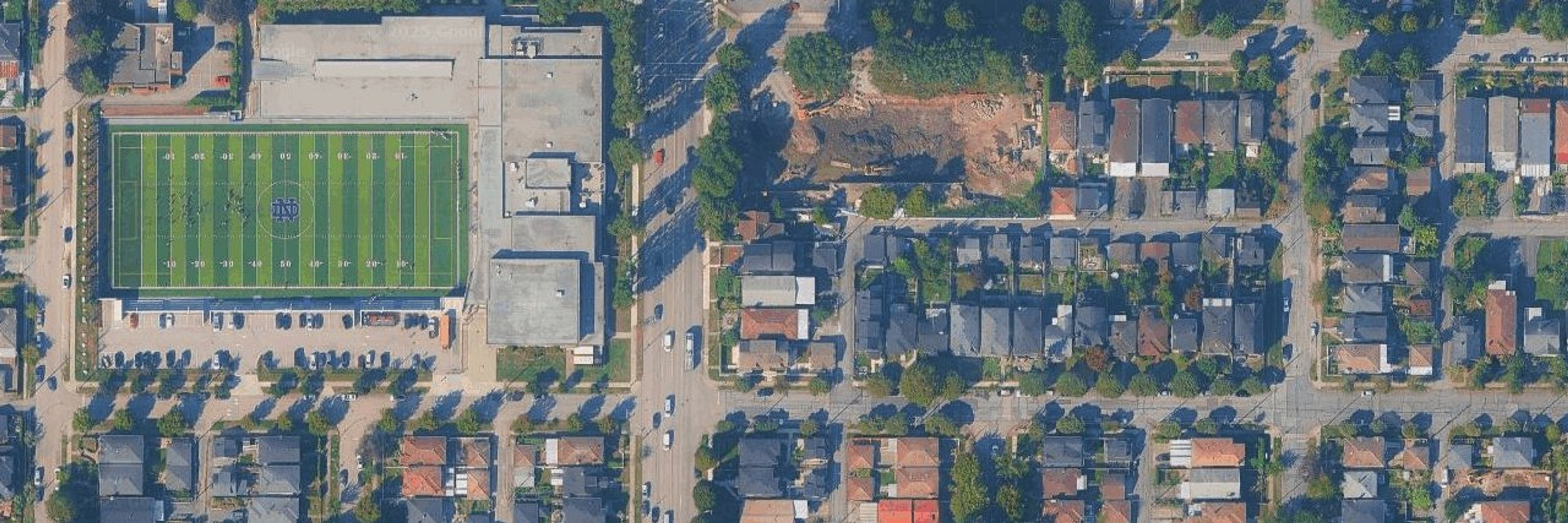 Vancouver East aerial view