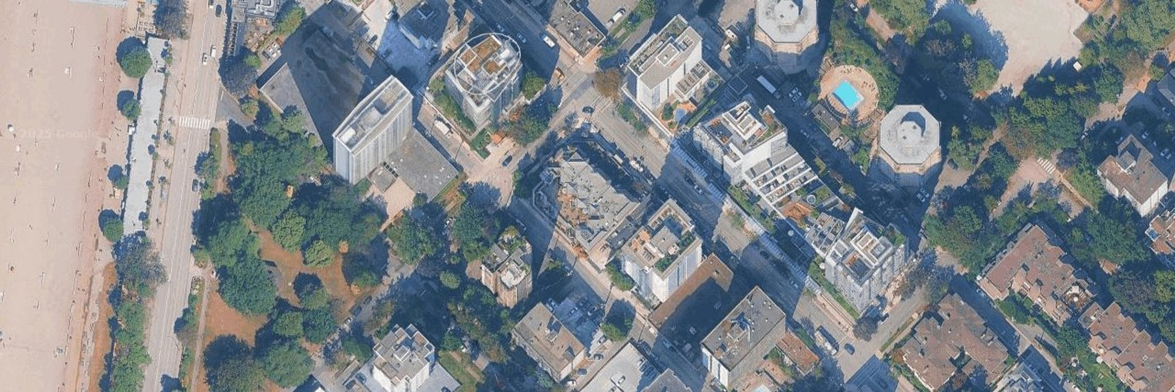 Baybreeze City Homes aerial view