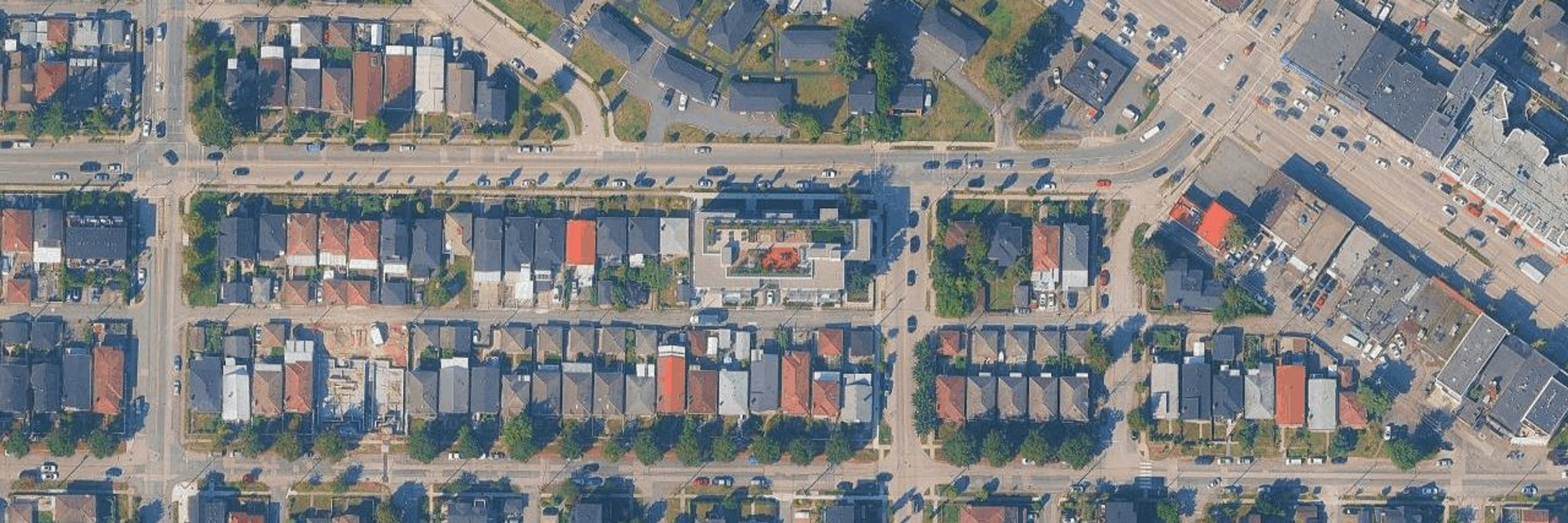 Clarendon Heights aerial view