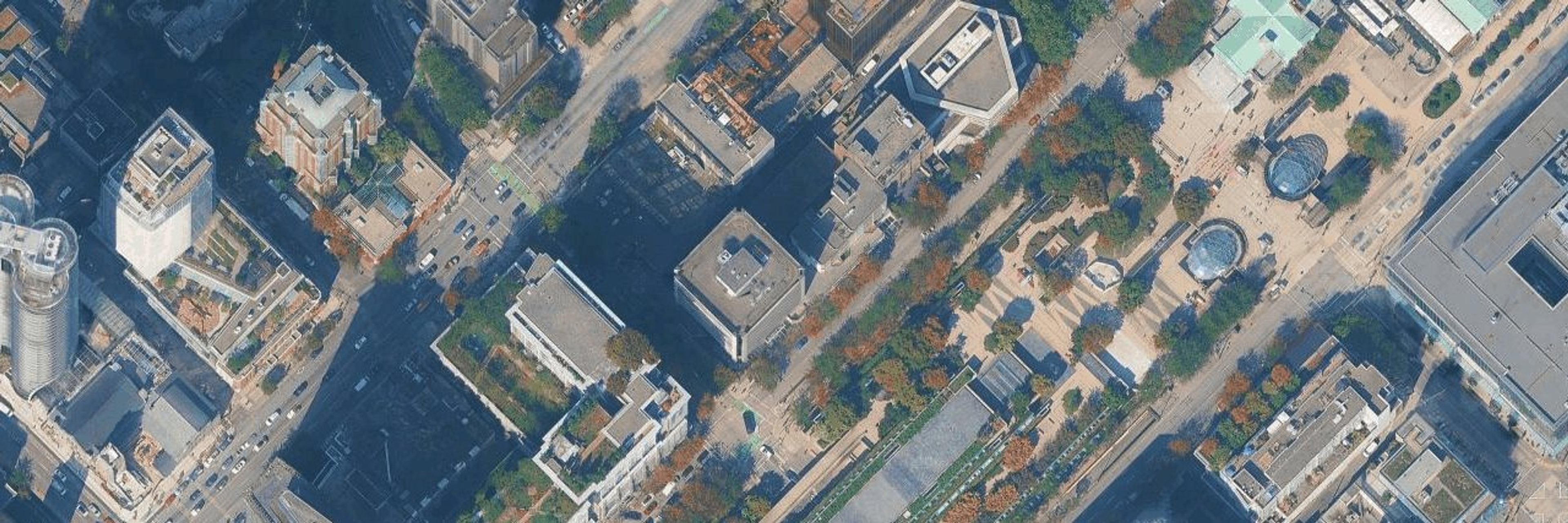 Chancery Place aerial view